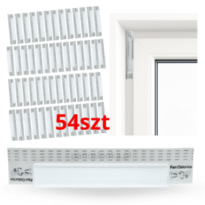 Pan Osłonka® – samoprzylepna nakładka ochronna na zawiasy do malowania (54 sztuk)